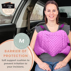 MOYOAMA Post Mastectomy Pillow Heart - 4 Pcs Protective Set - Cozy Hand Muff & 5 Built-in Pockets - Breast Surgery Must Haves,Breast Reduction Recovery Supplies, Breast Augmentation,Post Op Essentials