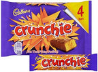 Cadbury Crunchie (4 x 26.1g Chocolate Bars) 104.4g UK / British Chocolate