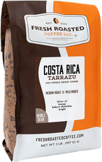 Fresh Roasted Coffee, Costa Rican Tarrazu Whole Bean Coffee, Medium Roast, Kosher, 2 lb (32 oz)