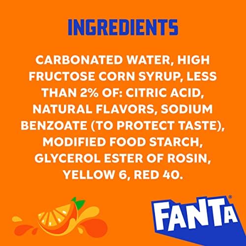 Fanta Orange Soda | Soft Drink | 16.9 fl oz | 12 Pack