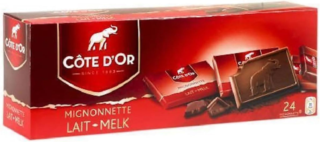 Cote D'Or Mignonnettes Milk Chocolate Bar, 1.0 Ounce, Belgian Chocolate, Individual Box