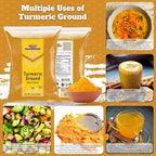 Rani Turmeric (Haldi) Root Powder Spice, (High Curcumin Content) 14oz (400g) ~ All Natural | 100% Pure, Salt Free | Vegan | Gluten Friendly | NON-GMO | Kosher | Indian Origin