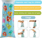 16 Pcs Kids Vomit Bags Disposable Emesis Bags 1500ml,Throw Up Puke Barf Bags Vomit Bags Disposable for Adults(Pony marine animal style)