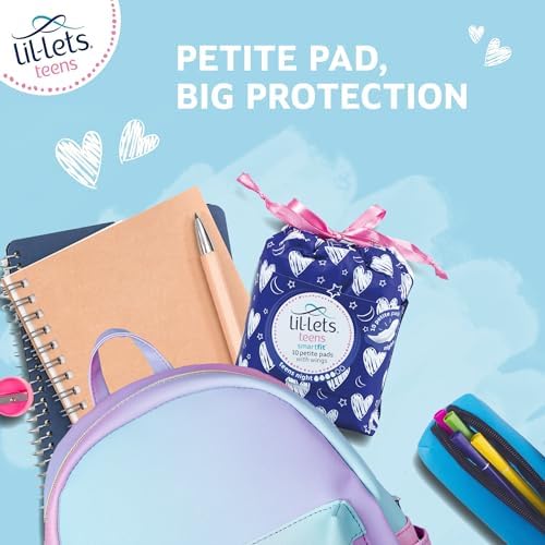Lil-Lets Day and Night Teens Pads Bundle with Lil-Lets Teens Day Pads X 70 Count and Lil-Lets Teens Night Pads X 50 Count