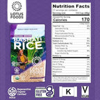 Lotus Foods Regenerative Organic Brown Basmati Rice - Gluten Free Whole Grain Heirloom Rice, Vegan, Non GMO, Use for Curries, Stir Fries, Rice Pudding, Salad, and More - 30 oz Bag (Pack of 3)