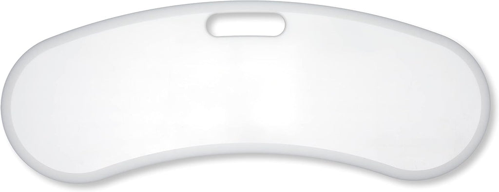 MedCo Technology Premium Seated Transfer Board, Friction-Reducing High Density Plastic, Soft Edges, Anti-Slip Pads, Curved with Transport Handle. Perfect for Bed, Wheelchair, Toileting, and More