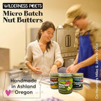 Wilderness Poets, Organic Roasted Hazelnut Butter - (8 Ounce) - One Ingredient, Gluten Free, Non GMO, No Salt, No Sugar - Glass Jar