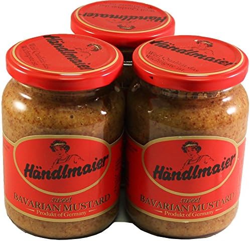 Händlmaier's Sweet Bavarian Mustard 13.4 Oz / 385 Gr - 3 Pack