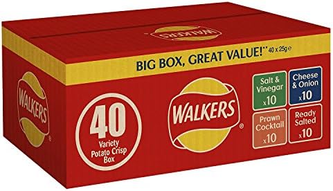 Walkers Variety Crisps 40 Box
