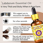 dève herbes Labdanum Essential Oil (Cistus ladaniferus) Pure | Viscous Texture | Rich Aroma | Unisex | All Skin Types | for External Use Only | Natural Extract | Steam Distilled 50ml (1.69 oz)