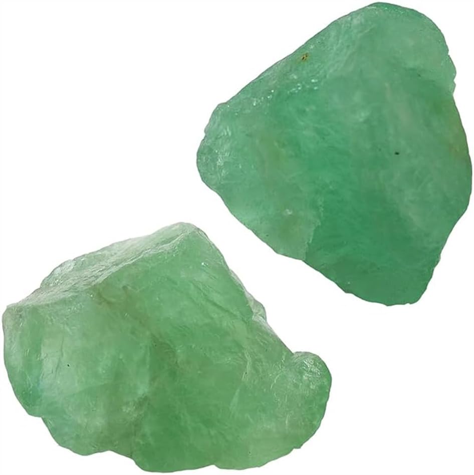 2PCS Natural Raw Stone, Wicca Reiki Crystal Healing, Rough Gemstones for Reiki, Meditation, Home Decor, Chakra Balance