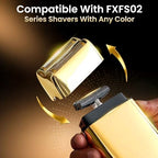 2 Pack Shaver Replacement Foil Compatible with Babyl*ss FXFS2G/FXFS2, Shaver Foil Replacement for Superior Shaving (Gold)