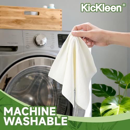 Reusable Bamboo Paper Towels | Ultra Absorbent, Heavy Duty & Washable | Organic Paper Towels | Eco Friendly Bamboo Towels| Unpaper Towel Alternative | 20 Sheets, 11.2"x11 | 1 Roll (1)