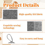 2 Pack Sauna Hat, Wool Sauna Hat Polished Wool Sauna Cap Absorbent Bathroom Accessories Russian Sauna Hat Protect Hair for Unisex Women Men