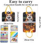 Fidget Blanket for Adults with Dementia & Alzheimer, Dementia Activities for Seniors - Calming Busy Board Activity Mat for Elderly Seniors, Anxiety Relief Therapy Gift for Autism