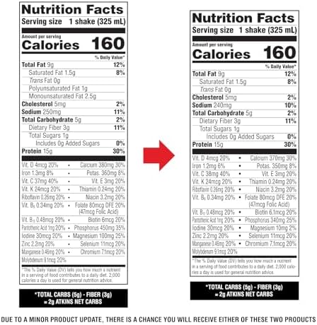 Atkins Strawberry Flavored Protein Shake, High Protein, Low Glycemic, Low Sugar and Low Carb, Keto Friendly, Gluten Free, 12 Count
