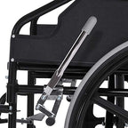Rehabilitation Advantage 6 Inch Premium Wheelchair Brake Lock Handle Extensions. Package Contains Two Six Inch Extenders. Durable Construction. Easy Installation. 2 Pack