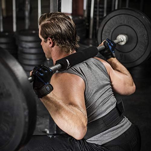 Harbinger NeoTek Foam Core Bar Pad, Standard 14" & Olympic 16" for Squats, Lunges, Hip Thrusts, Weightlifting