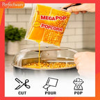 Perfectware All in One Popcorn Portion Packets with Kernels, Salt, and Coconut Oil for Popping Machine, 4 oz, 12 Count