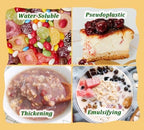 6oz CMC Powder, 100% Pure CMC Powders for Fondant, Premium Tylose Powder Ice Cream Stabilizer, Food Grade Thickener and Water Retention Agent for Frostings, Cake Decoration, Frozen Food, Candy, Yogurt