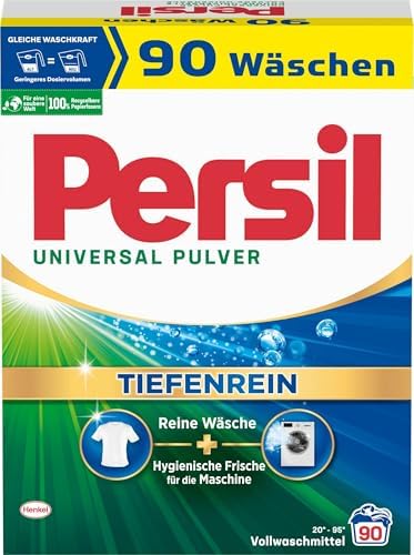 Persil Universal Detergent Powder (90 Loads | 11.9 lbs | 5.4 kg) - All-in-one Solution For Deep Clean Laundry And Freshness For The Machine