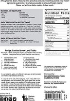 Zaiqa Pardina Brown Lentils or Whole Spanish Lentils | Make Kitchari, Vegan Soups, Stews, Salads & Indian Curry With Unique Nutty Flavor | Naturally Non-GMO, Nutritious & Pacific Northwest Grown - 2 LBS