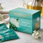 Green Tea with Elderflower, 15 Silky Tea Bags, 30g