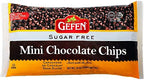 Gefen Mini Chocolate Chips, Sugar Free, 10oz (2 Pack) Dairy Free, Nut Free, Lactose Free