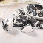 Zebra Onyx Raw Crystals, Large 1.25-2.0" Healing Crystals Natural Rough Stones Crystal for Tumbling, Cabbing, Fountain Rocks, Decoration, Polishing, Wire Wrapping, Wicca & Reiki