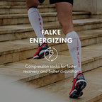 FALKE Women's RU Compression Energy Running Socks, 1 Pair