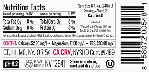 Aqua Carpatica Natural Spring Water Bottles, Naturally Filtered Alkaline Pure Water, 500ml / 16.9 oz. (24 Pack)