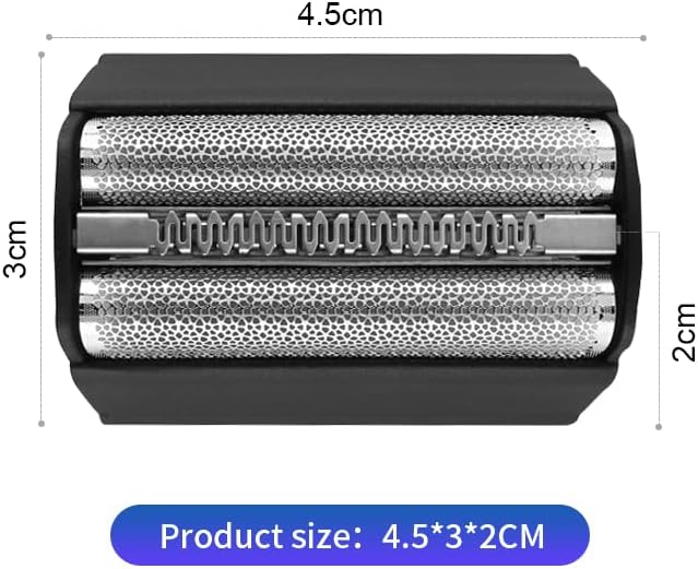31B Replacement Shaver Part Accessories Razor for Braun 31b Replacement foil and Cutter, 5000 6000 Series 3 350 360 380 5612 5770 6520, Series 31B Replacement Parts, foil Head Shaver