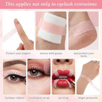 2 Rolls Lash Tape for Eyelash Extensions, Pink Eyeshadow Tape Makeup Tapes for Breathable Micro Eyelash Extension Supplies and Makeup