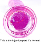Pink Suction Cup Dildo 3 Sizes Kit (6.4''Small/7.4''Big/9.6''Large) Flexible TPE Realistic Dildo for Anal and Vaginal Pleasure, Compatible with Strap-On Dildo Harness, Penis for Beginners to Advanced