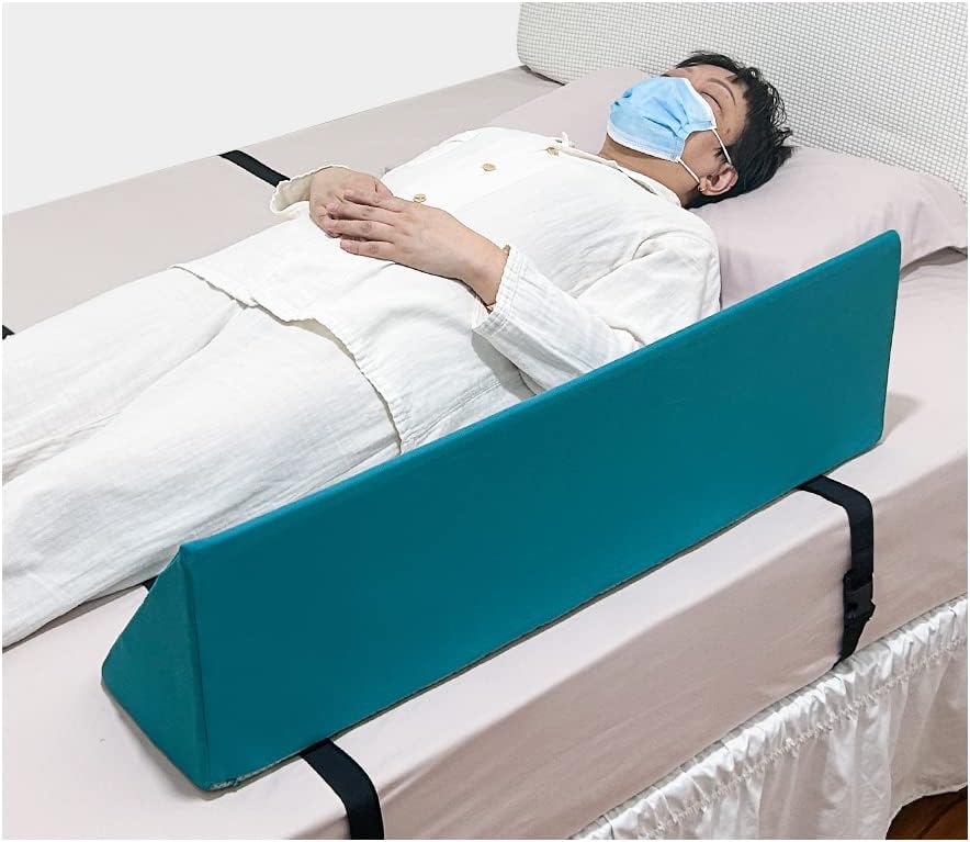 KAAMOS Bed Rails Foam Bolsters, Bed Guard Rail Pillow for Elderly Adults, Safety Bedside Rails Pads for Seniors, Hospital Bedrail Foam Roll Control Bolster, Medical Wedge Cushions Beds Bumper (1 Pcs)