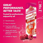 High 5 Energy Gel Plus - 20 x 38g Sachet - Raspberry