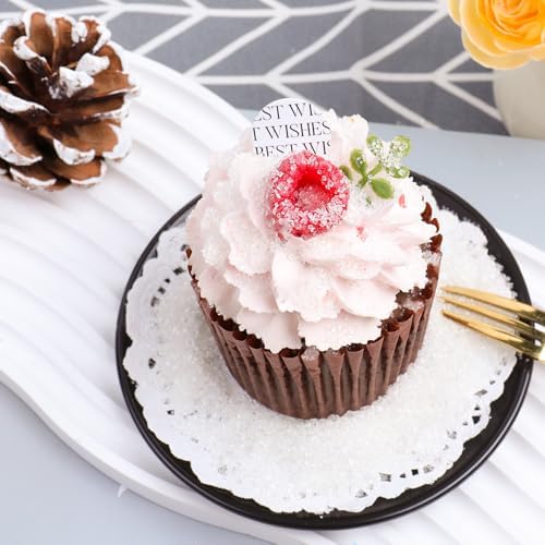 White Sanding Sugar Sprinkles, 6.35 oz Edible Sparkling Crystals Coarse Sugar Sprinkles for Baking Cake Cupcake Cookie Ice Cream Topping