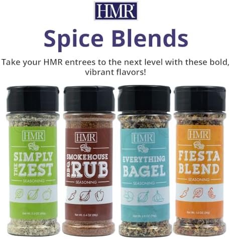Smokehouse BBQ Rub Seasoning Blend by HMR, Barbeque Spice Mix, Dry Rub for Beef, Brisket, Chicken, Pork, 2.4 oz Shaker Bottle