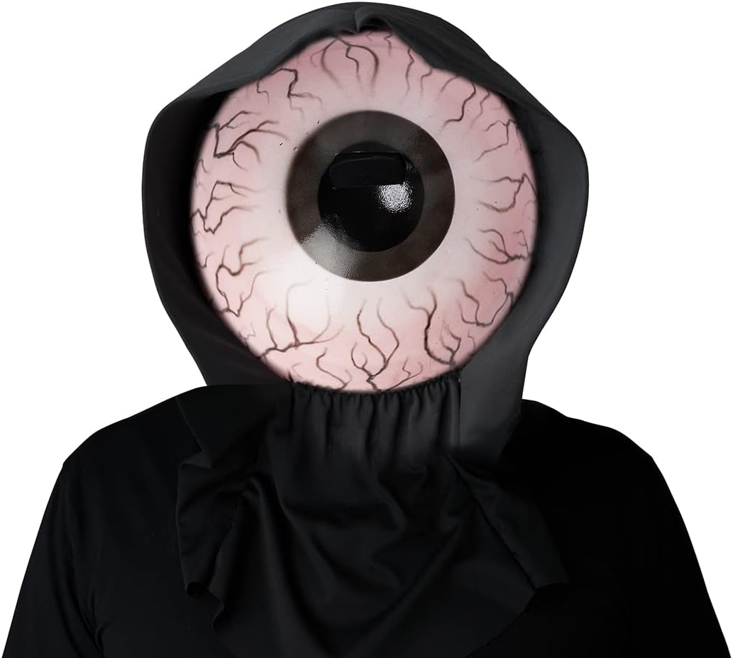 California Costumes CaliCo: Optic Nerve Eyeball Mask, Light Up Blue