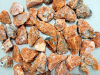 1/2 LB Orange Calcite Crystals - Bulk Orange Calcite Rough Stones - Raw Natural Stones & Crystals - Fountain Rocks for Tumbling, Polishing, Wire Wrapping, Reiki, Chakra Crystal Healing