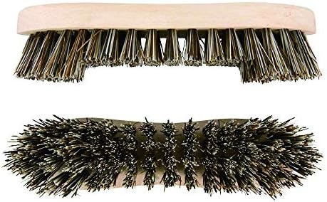 Elliott Natural Bassine Fibre FSC Certified Hand Scrubbing Brush with Stiff Bristles – Heavy Duty, Ideal for Outdoor use, Workshops, Warehouses and Gardening