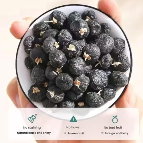 Dried Goji Berries Fruit5.29 oz/150g Black Goji Berry Black Wolfberry Tea Chinese Herbal Tea