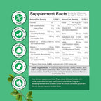 Teen Multivitamin Gummies 12-17 - Teen Boys & Girls Gummy Vitamins for Better Skin, Immune Strength, Mood & Energy Support - Teenage Girl & Boy Supplements with Zn, Mg, Vitamin A, C, D & E - 60 Ct
