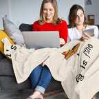 Punofell Funny Blanket for Women/Men, Chicken Gifts Blanket for Adults, Gifts for Coworkers Female/Male, It's Fine I'm Fine Everything is Fine Funny Soft Throw 50" x 60"