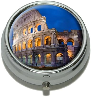 City of Rome Italy - Roman Colosseum Pill Case Trinket Gift Box