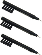 Hearing Aid Cleaning Brushes with Magnet and Wax Loop for BTE, ITC or ITE (3)