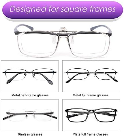 LUFF Reading Glasses Clip Anti-blue light Magnifying Glass Portable Clips
