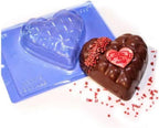 Porto Formas Large Heart Pillow Chocolate Mold (500g Shell)