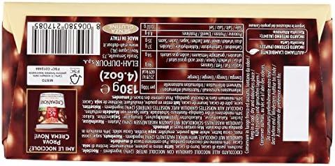 Novi Chocolate | Novi Hazelnut | Novi Italian Chocolate | Novi Cioccolata | 4,5 Ounce Total