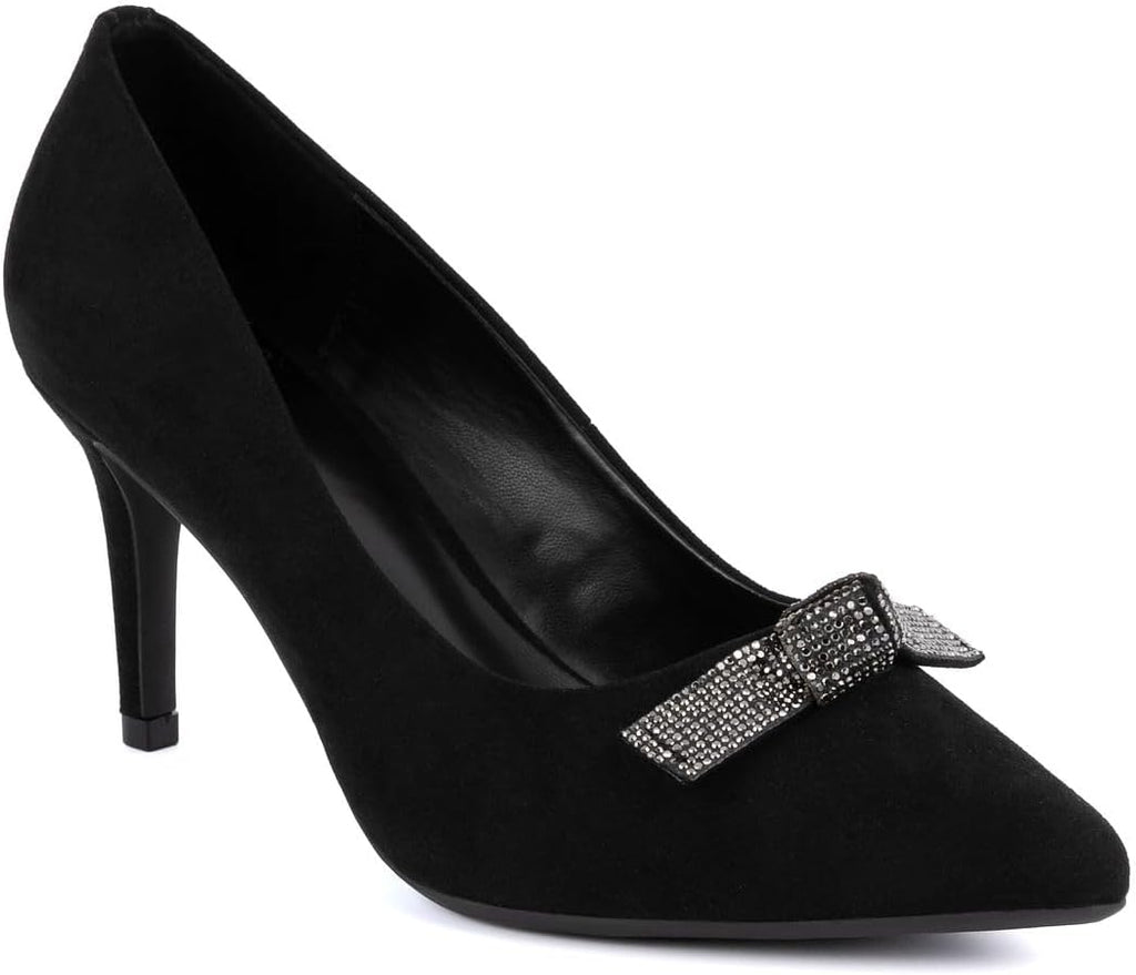 Jones New York Women’s Stiletto Heel Pumps – Pointed Toe High Heel Dress Shoes for Office, Wedding, and Evening Wear